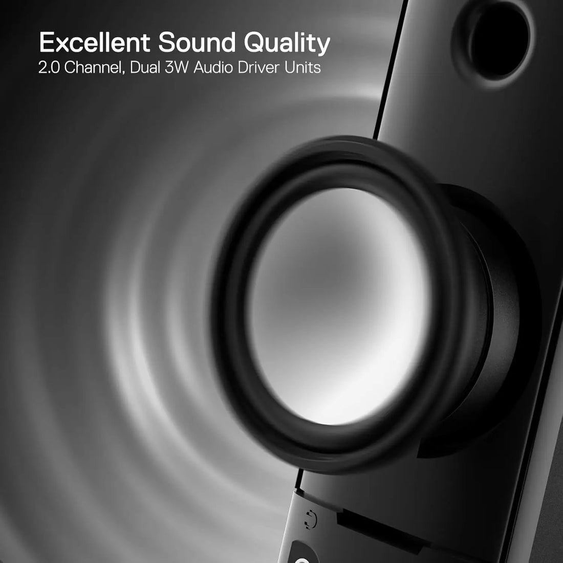 Redragon GS550 PC Gaming Speakers | 2.0 Channel Desktop Computer Sound Bar
