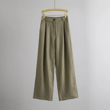 New Casual And Relaxed Style Simple And Lightweight Wide Leg Pants For Women