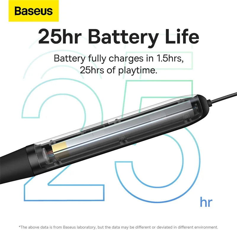 Baseus Neckband | Wireless Bluetooth | Magnetic Neckband Half In-ear Earbuds For Gamer