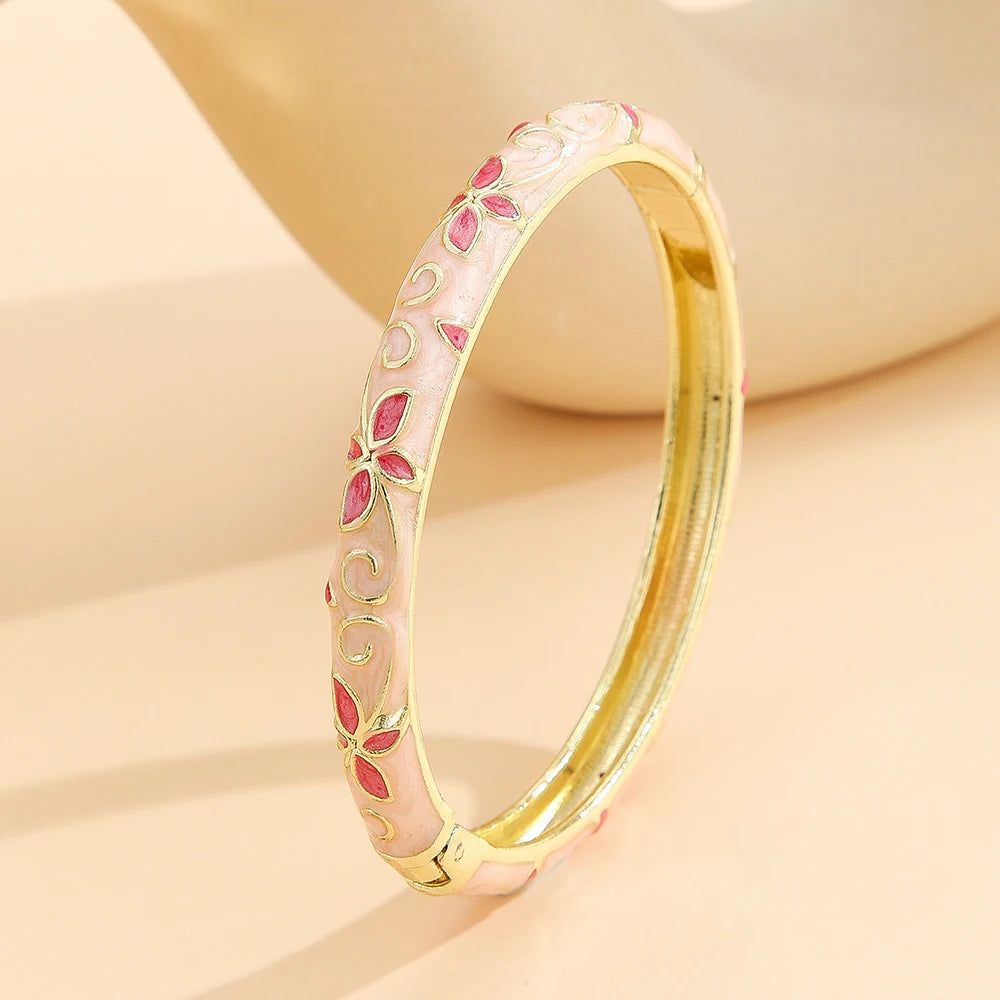 flower pattern friendship bracelet | Fashion style gift item for girls