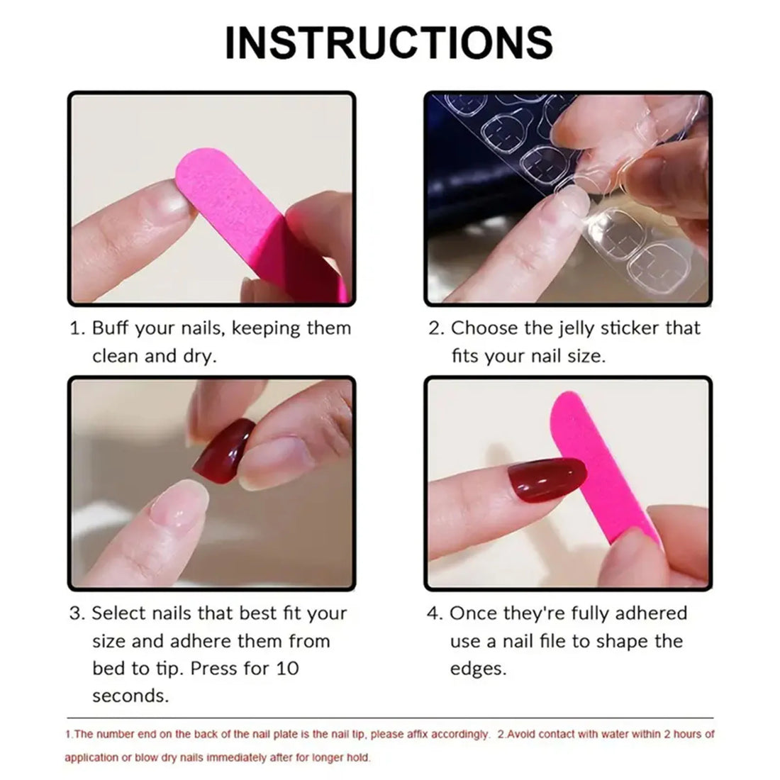 24pcs Long Ballet French Press on Nails Halloween Glitter