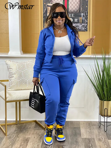 Wmstar Fall Outfits for Women | Sport Top and Pants Sets | Fall Clothes