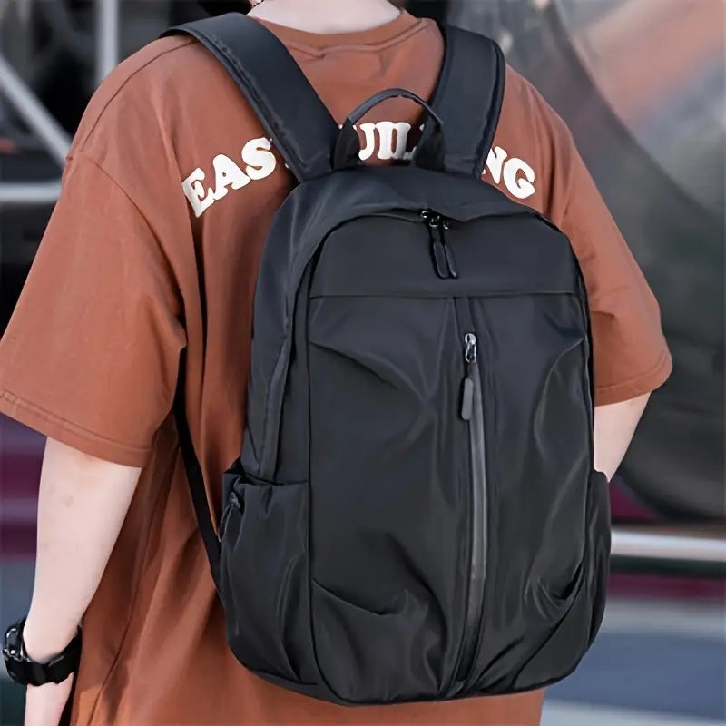 PU Backpack Fashion Large Capacity Men's Casual Backpack